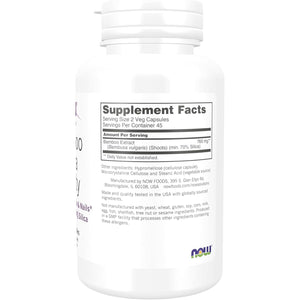 NOW Foods Bamboo Silica Beauty, 90 Vcaps, 150 G