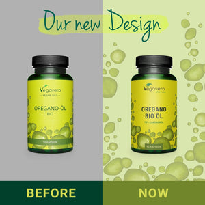 Vegavero Organic Oregano Oil Capsules | Vegan | 90 Mg Carvacrol, 3 Mg Thymol | Cold-Pressed & Essential | NO Additives, Lab-Tested