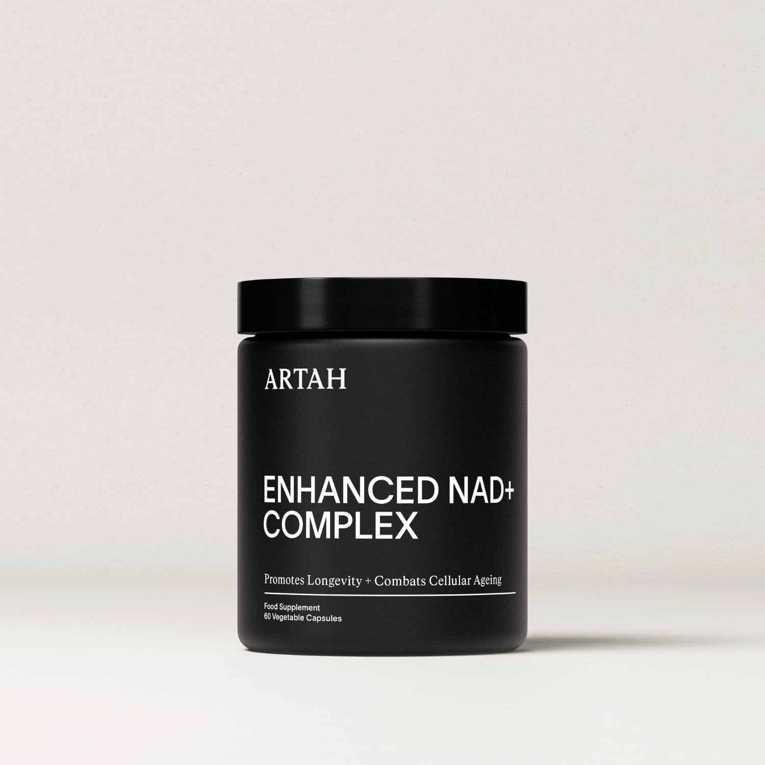 ARTAH Enhanced NAD+ Complex – Nicotinamide Riboside, Niacin, Resveratrol & Phytonutrients, 60 Vegan Capsules, Mental Clarity, Recovery & Longevity Formula – 30‑Day Supply