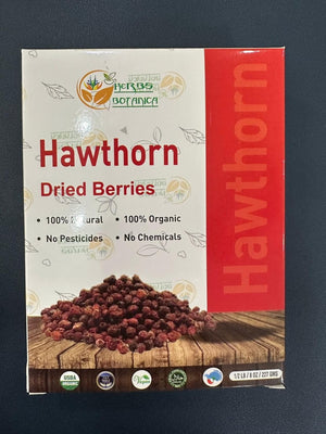 Herbs Botanica Organic Hawthorn Berry Hawthorne Berries/Crataegus Sanguinea Dried Superfood, Nature'S Remedy, Harvested with Care Non GMO 1/2 Lb / 8 Oz