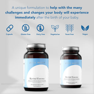 Zita West Revital Essence – Postnatal & Breastfeeding Supplement – 60 Vegecaps (1 Month Supply)
