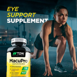 120 Days Supply - Eye Vitamin & Mineral Supplement with Zeaxanthin, Meso Zeaxanthin, Lutein, Blueberry Extract plus for Adults Vegan Eye Care Vitamins for Vision Health