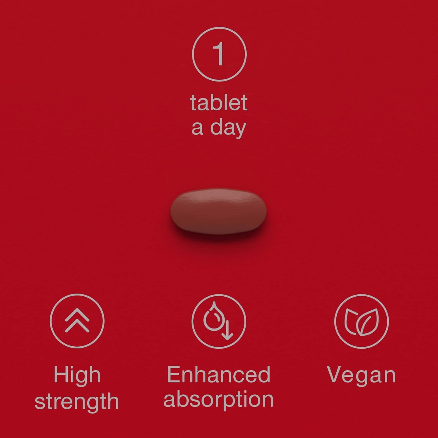 Gentle Iron Tablets 17Mg - High Strength Iron Supplements for Women & Men with Vitamin C - Ferrous Bisglycinate for High Absorption - 60 Vegan Capsules - Energy Tablets for Tiredness and Fatigue