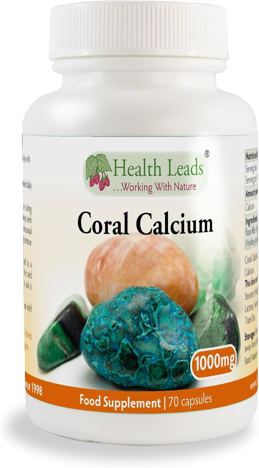 High Strength Coral Calcium 1000Mg X 70 Capsules (100% Additive Free Supplements)