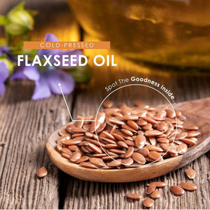Flaxseed Oil 2000Mg – 90 Vegan Softgels – Cold-Pressed with Omega 3-6-9 – Pure & Potent Linum Usitatissimum - Resealable and Recyclable Pouch by Alpha01