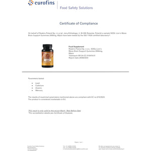 SOOL Lion'S Mane Mushroom Gummies, 2000Mg, 60Pcs