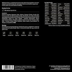 Protein Works - Multivitamin Ultra | 26 Key Vitamins & Minerals | Promotes Health & Wellbeing | 60 Tablets