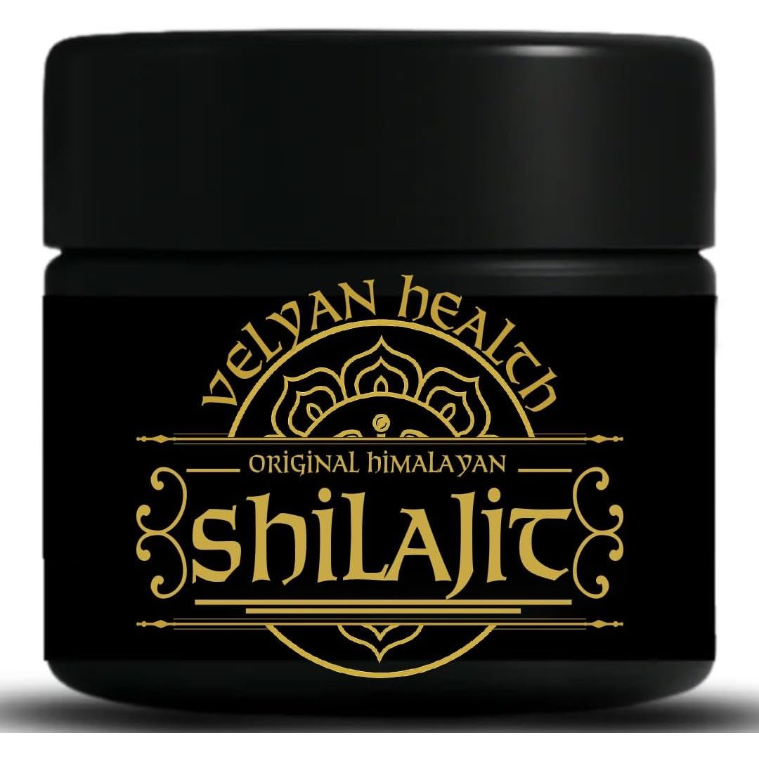 High Grade Himalayan Shilajit Resin Extract 50G by VELYAN HEALTH – Performance Resin for Energy, Focus, Stamina | Rich in Fulvic Acid | Supports Balance & Vitality for Men & Women | for Daily Strength