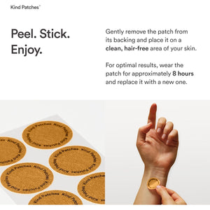 Kind Patches | Collagen | Skin Firming Production Support | Botanical Plant-Based Kind Collagen Blend, Tremella Mushroom & Vitamin C | 30 Vegan Patches
