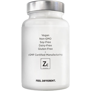 Zinc & Copper Supplement + Probiotics – 3 Months Supply – One per Day - 25 Mg Zinc Picolinate Vitamin Pills - Essential Minerals Supplements – 2 Billion Cfus Probiotic – Vegan, Non-Gmo - 90 Capsules