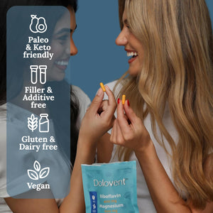 Dolovent - Contributes to the Normal Function of the Nervous System, a Reduction in Tiredness & Fatigue and Normal Psychological Function