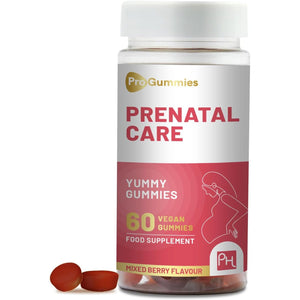 Prenatal Care Gummies | 60 Vegan | Yummy Gummies with Essential Prenatal Vitamins & Minerals | 400Mcg Folic Acid | Pregnancy Vitamins for Women by Prowise