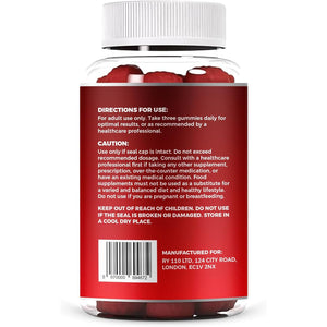 Purewellness Creatine and BCAA Gummies - 5000Mg Creatine Monohydrate, 1000Mg Bcaas per Serving - Chewable Vegan Sugar Free Gummies, Strawberry Flavour (1 Month Supply)