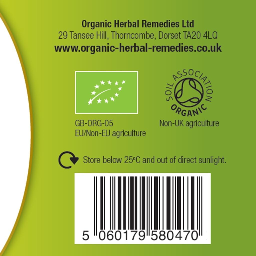 Organic Herbal Remedies 100Ml Olive Leaf Tincture