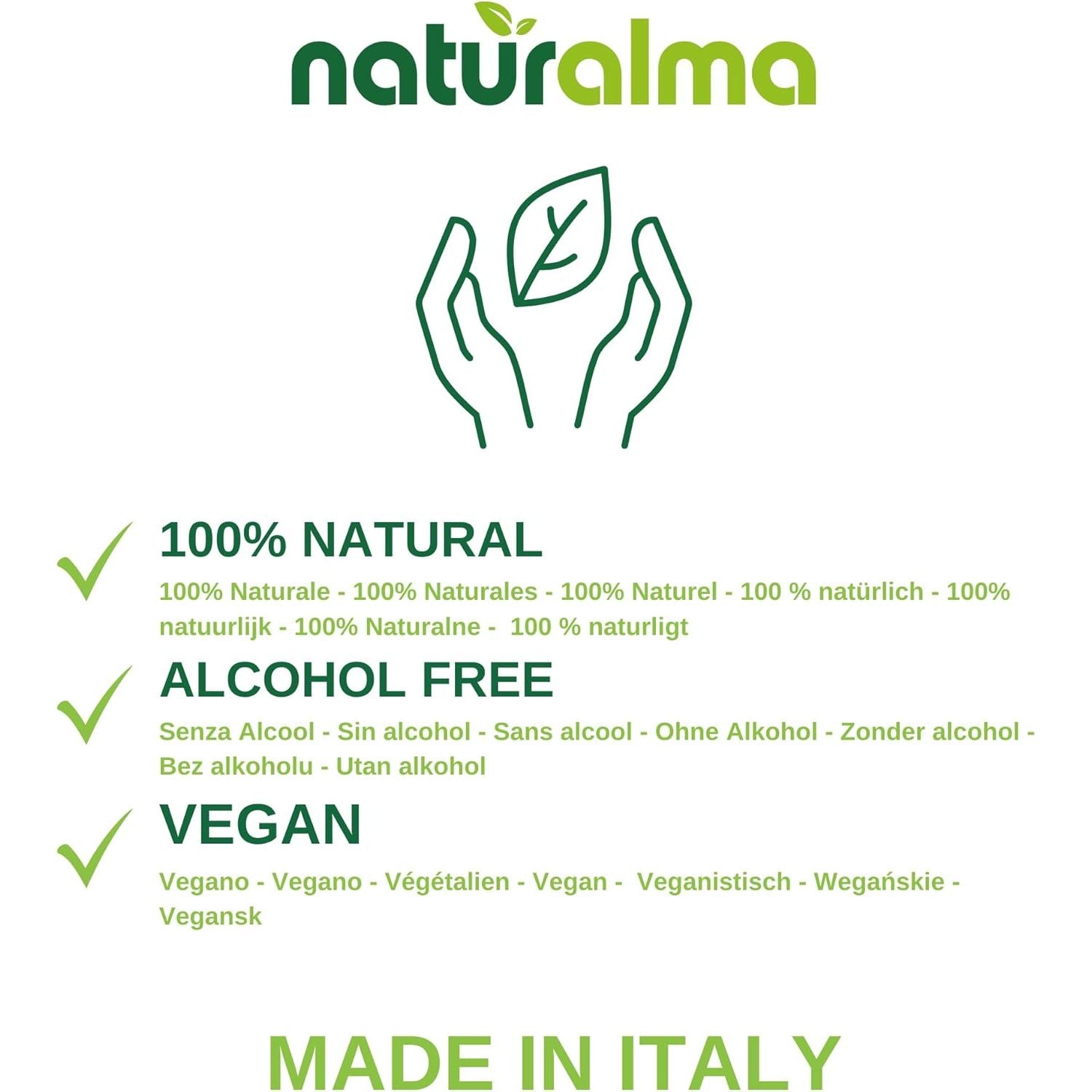 Hawthorn (Crataegus Oxyacantha) Flowers and Leaves Alcohol-Free Mother Tincture Naturalma - Liquid Extract Drops 120 Ml - Food Supplement - Vegan