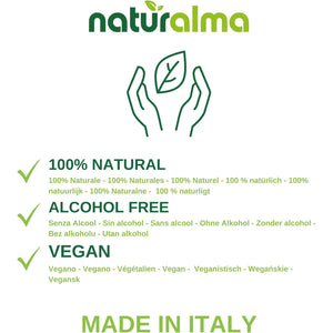 Hawthorn (Crataegus Oxyacantha) Flowers and Leaves Alcohol-Free Mother Tincture Naturalma - Liquid Extract Drops 120 Ml - Food Supplement - Vegan