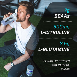 XTEND Original BCAA Powder Raspberry Pineapple 30 Servings | 7G Bcaas per Serving | Sugar Free Branched Chain Amino Acids and Electrolytes Powder for Post Workout Muscle Recovery and Hydration