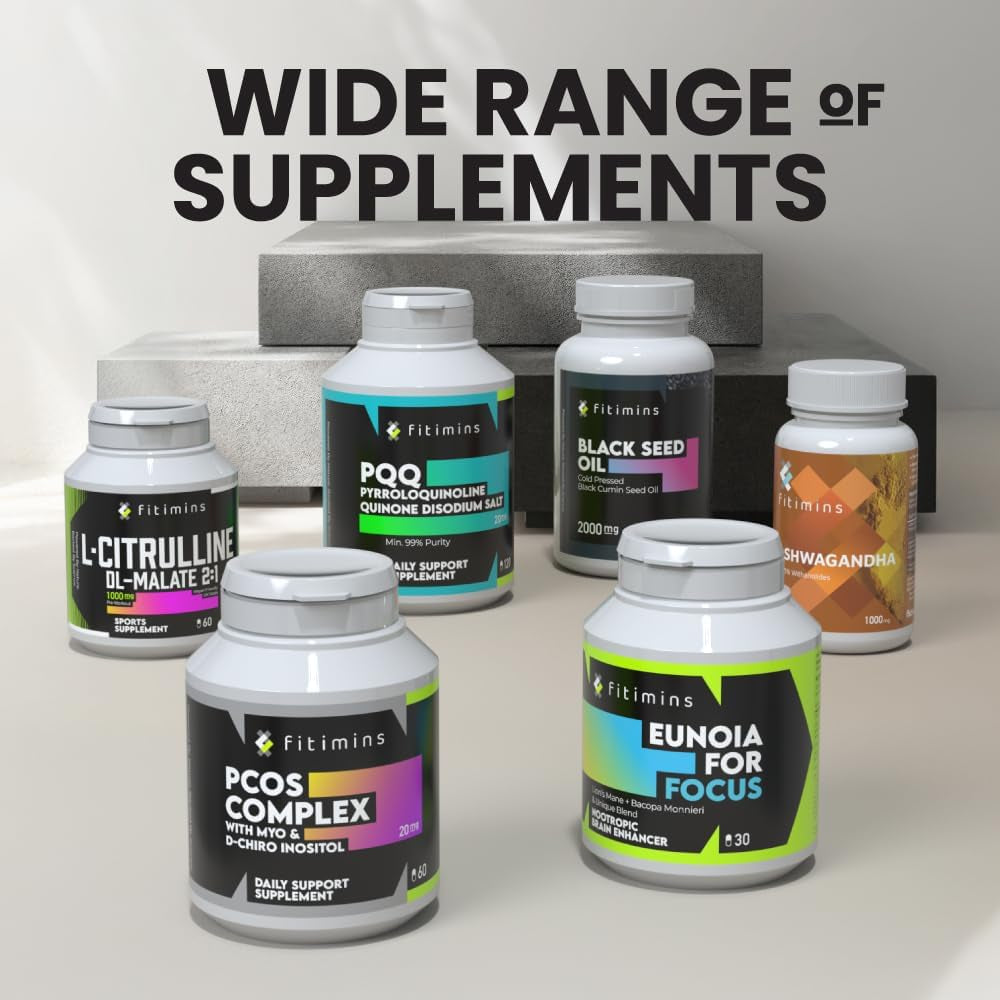 Phosphatidylserine 400Mg | High Strength Nootropic Supplement | 60 Vegan Capsules | 2-Month Supply | Memory, Stress & Anxiety Relief, Concentration & Brain Health Support | Uk-Made | Fitimins