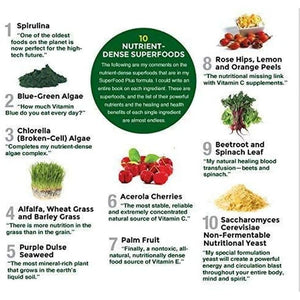 Dr. Schulze'S Original Superfood plus 400G - Vegan, Green, Phytonutritional Smoothy Powder - High Levels of B6, B12 and Protein