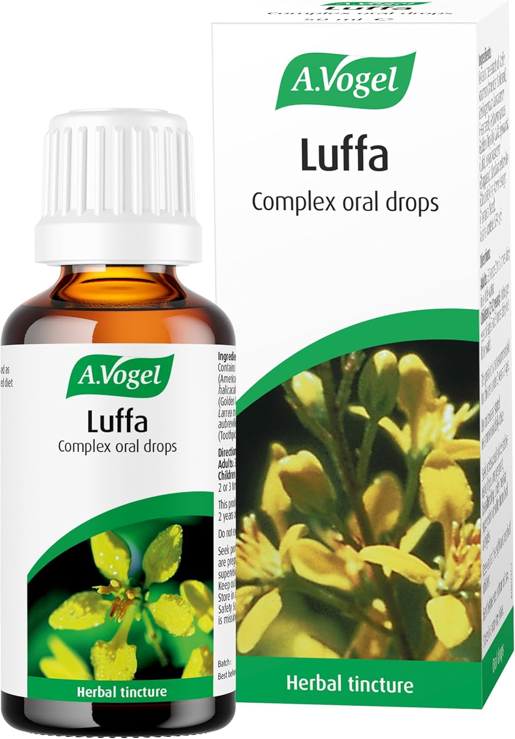 A.Vogel Luffa Complex Drops | Herb Tincture | Extract of 7 Tropical Herbs Including Luffa | Suitable for Vegans | 50Ml