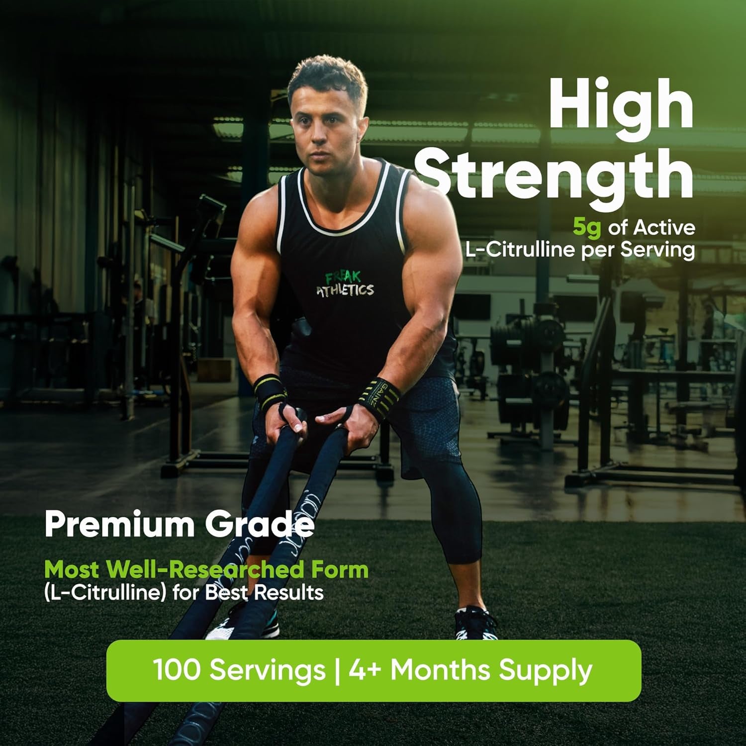 L-Citrulline Powder 500G Unflavoured by Freak Athletics