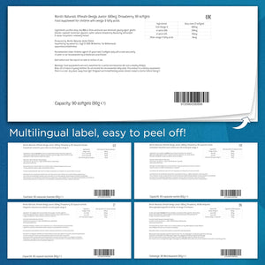 Nordic Naturals, Ultimate Omega-3 JR, 680Mg Omega-3, for Children, Strawberry Flavour, with EPA and DHA, 90 Softgels, Lab-Tested, Soy Free, Gluten Free, Non-Gmo