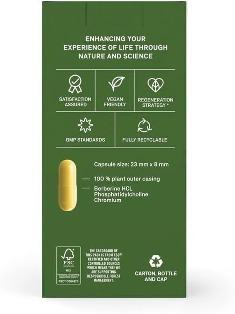 Natroceutics Berberine Complex 60 Vegan Capsules Advanced Berberine Delivery Complex Increased Bioavailability