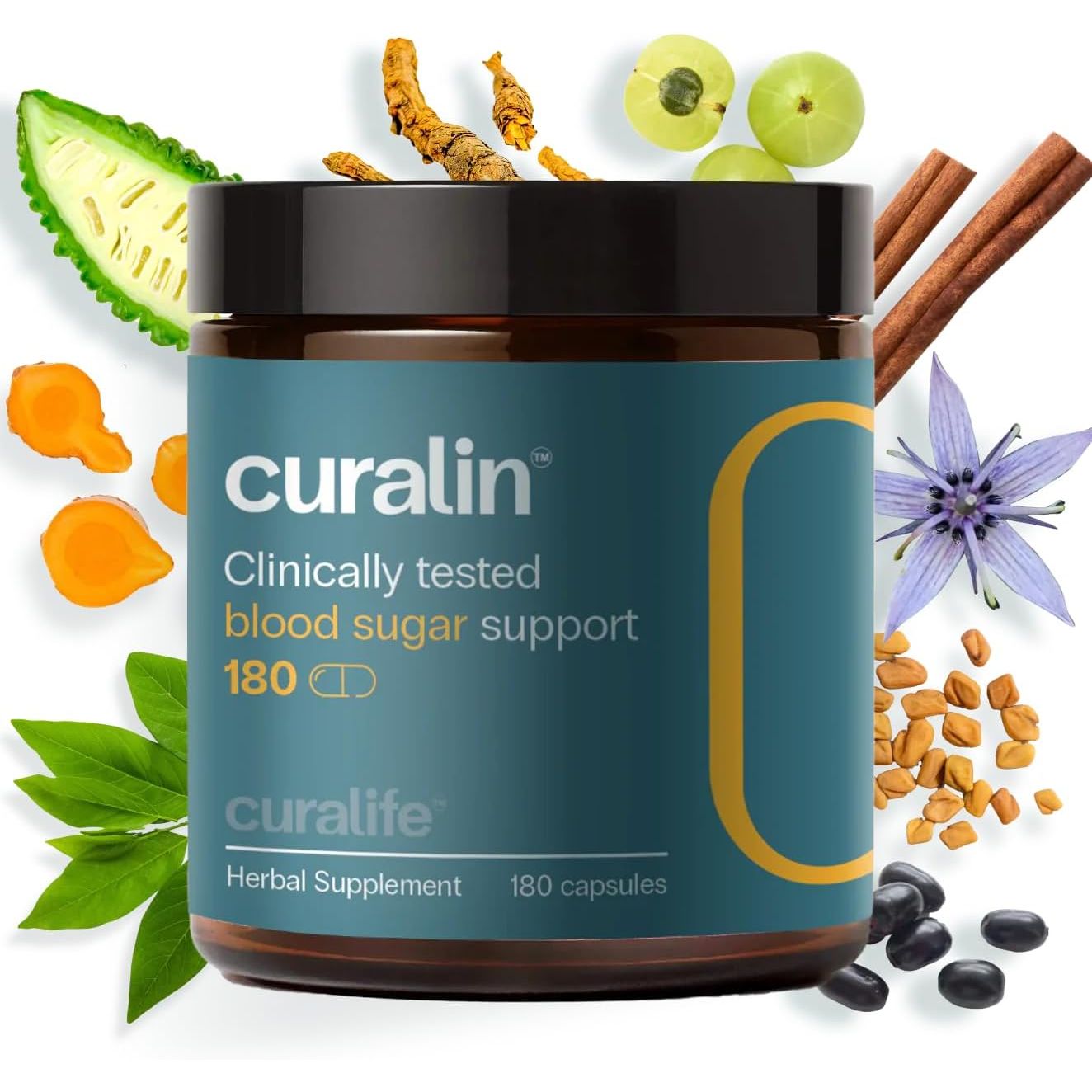 CURALIN Advance Glucose Support 180 Capsules