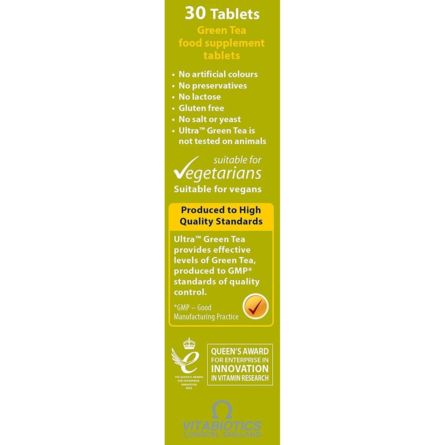 Ultra Green Tea Tablets - Pack of 30