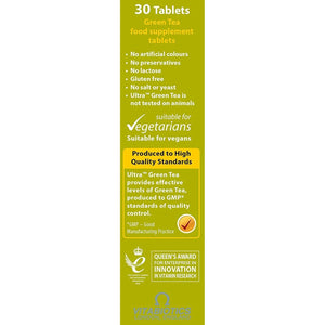 Ultra Green Tea Tablets - Pack of 30