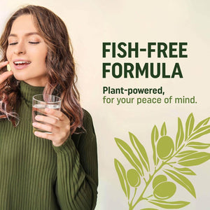 Vegan Omega 3 6 9 Supplements | 2000MG Plant-Based Triple Omega 369 Blend | Heart, Brain, Skin, and Eye Health Support | Vegan Fish Oil Alternative | Essential Fatty Acids Complex | Non-Gmo | 60 Ct