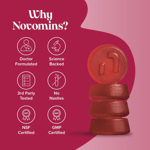 Turn Me on Gummies Women - Maca Root, Damiana, Fenugreek, Zinc, Vitamin B6 & Ashwagandha - Gluten-Free & Vegan - 60 Gummies for Women - Novomins