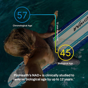NAD+ Supplement Pro 300 – Clinically Proven to Raise NAD+ Levels by 38% & Reverse 12 Years of NAD+ Loss in 60 Days. A+ BBB Rated since 1988, Lab Tested 99.5% Pure, Shelf Stable (300Mg, 30 Servings)
