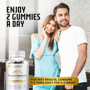 Shilajit Gummies – Extra Strength Formula | Sourced from Himalayan Shilajit | Naturally Rich in Fulvic Acid & 85+ Essential Minerals | Supports Energy, Vitality & Immunity | 60 Gummies