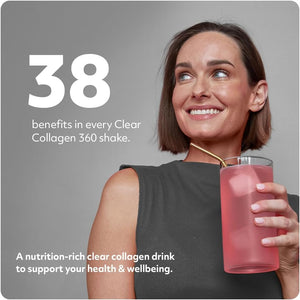 Protein Works - Collagen 360, Powder Supplement, Type I & III, High Protein, Summer Berry Burst, 480G, 32 Servings