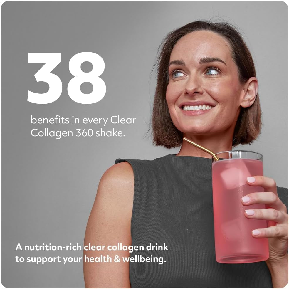 Protein Works - Collagen 360, Powder Supplement, Type I & III, High Protein, Summer Berry Burst, 480G, 32 Servings