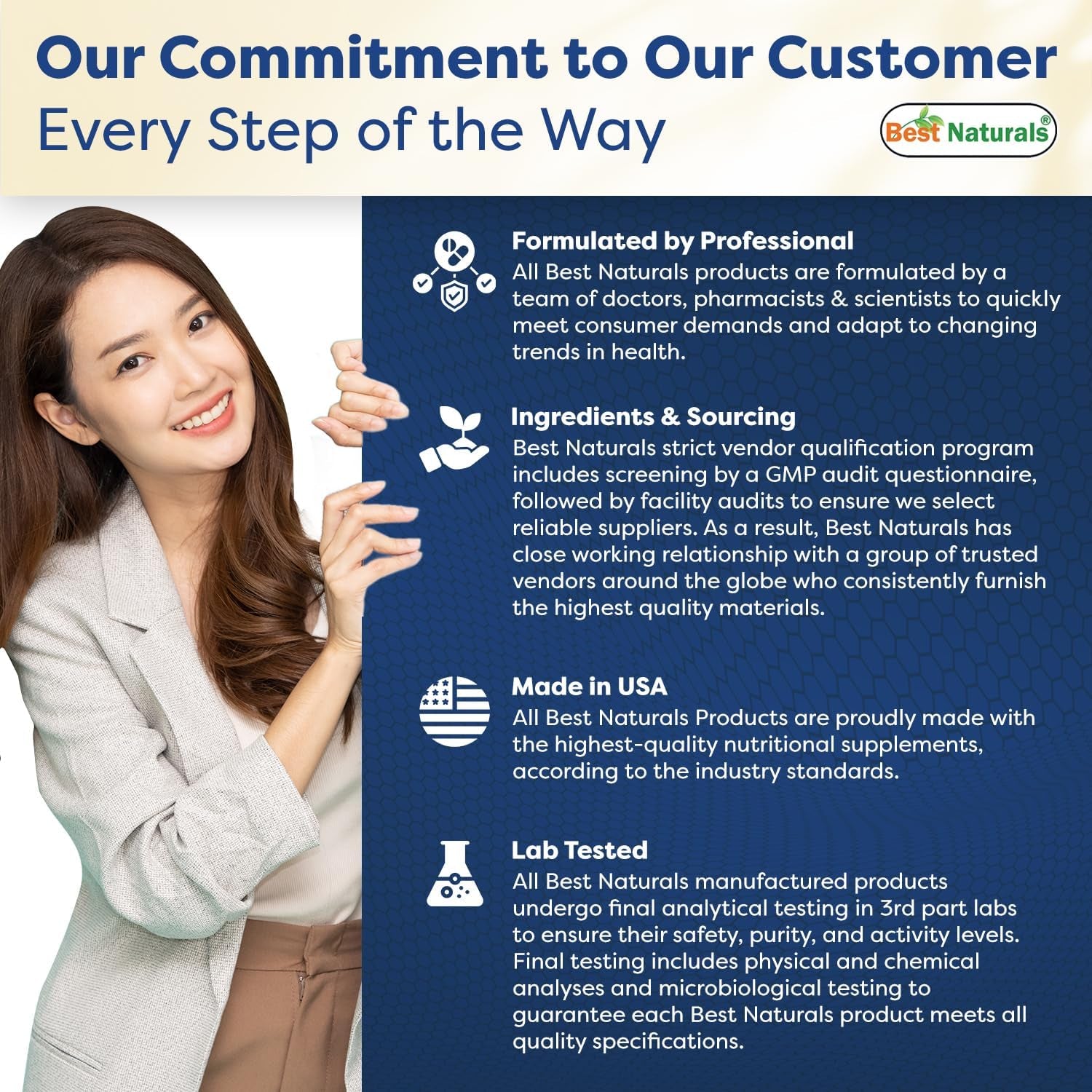 Best Naturals L-Lysine 1000 Mg 180 Tablets