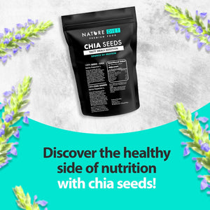 Nature Diet - Chia Seeds 2X 1000 G | Salvia Hispanica | High in Omega-3 | Source of Fiber