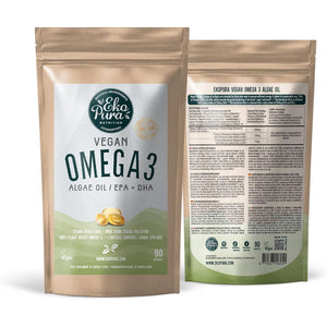 Ekopura Vegan Omega 3 Algae Oil 90 Capsules (DHA + EPA)