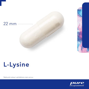 Pure Encapsulations L-Lysine 500Mg - Hypoallergenic Essential Amino Acid Supplement - 90 Vegetarian Capsules