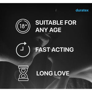 DURATEX Premium | Blue 10 Tablets | Ultra Strong 100Mg | Enhanced Stamina Firm Performance | Herbal Food Supplement | Fast Acting | Ginseng | Energy and Stamina Support | Made in UK