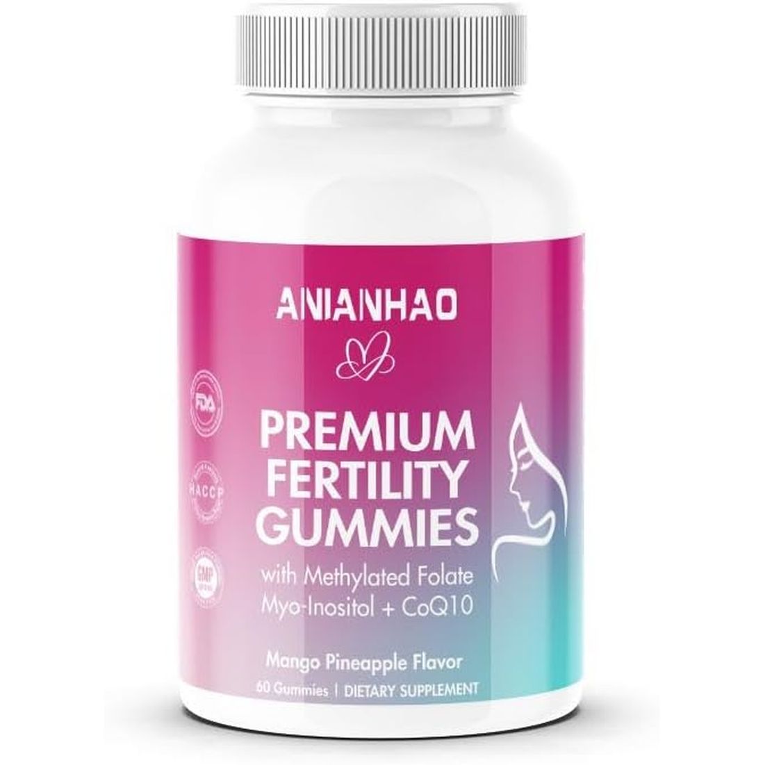 Premium Balance Gummies for Women - Prenatal Vitamins for Her with Inositol, Coq10, Folate and Vitamins to Support Hormone Balance, Ovulation + Menstrual Cycle, 60 Gummies