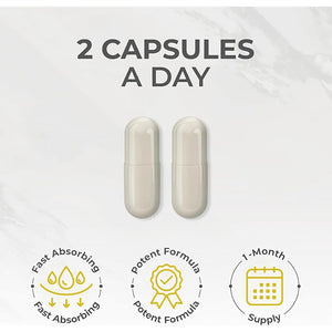 4000Mg Fibre Supplement Psyllium Husk Capsules with Probiotics - 20 Billion CFU with 5 Strains - Soluble Fibre with Added 100Mg Inulin - Gut Health Supplements for Adults - High Fiber Supplement