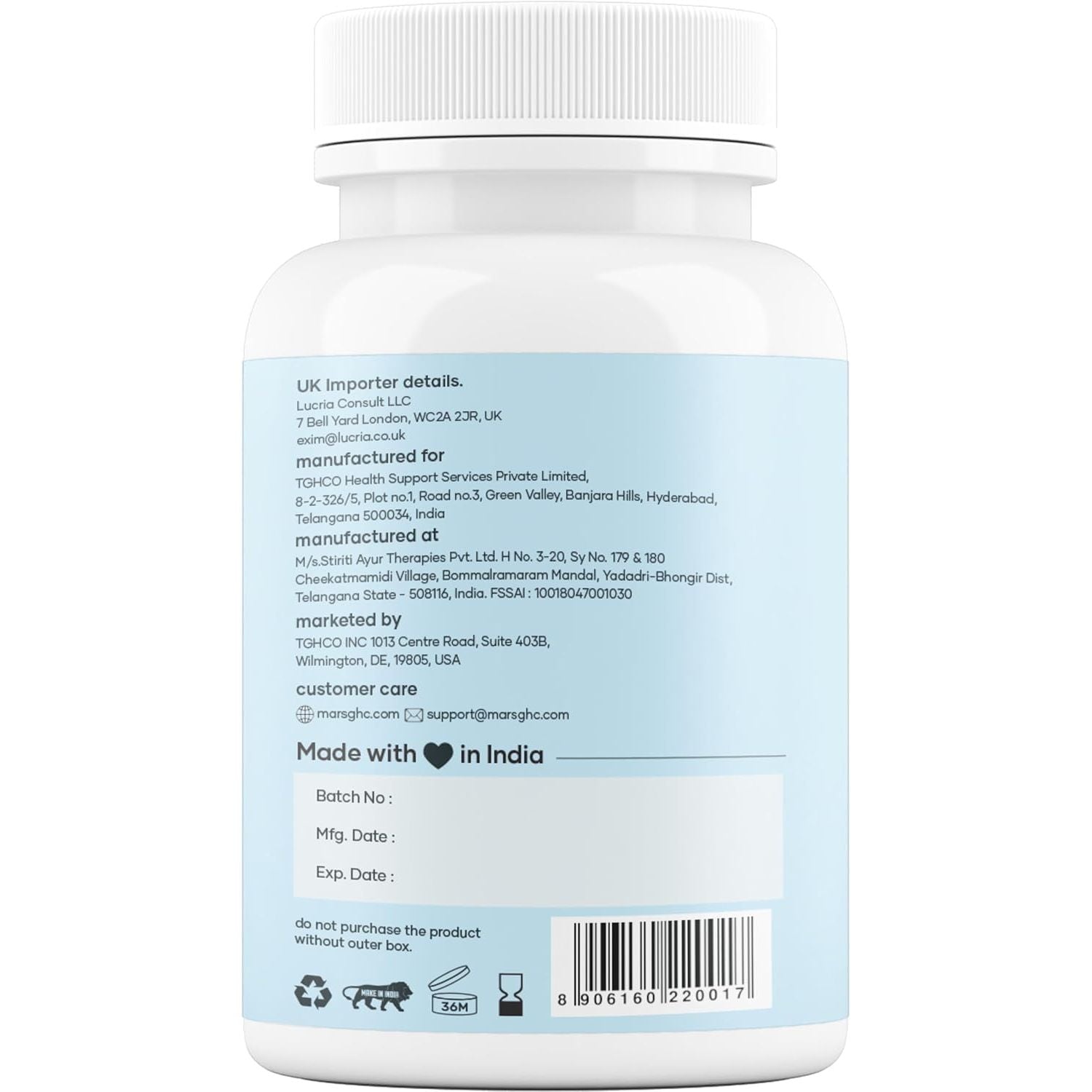 Mars Surgemax Natural Capsules with Shilajit & Safed Musli | Supports Energy, Strength & Immunity | for Active Lifestyle | 120 Capsules | Pack of 2