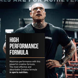 DY Nutrition the Creatine Complex 400G - High Performance Creatine Monohydrate Powder with Beta Alanine, Taurine + B Vitamins for Muscle Endurance, Pump & Recovery X40 Servings (Strawberry Flavoured)