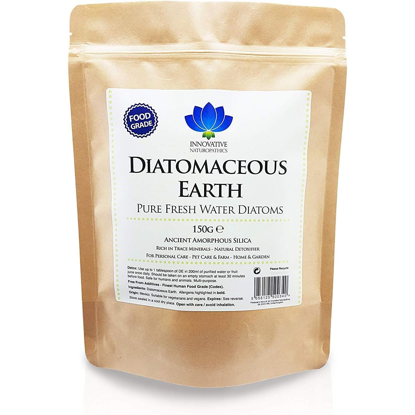 Diatomaceous Earth - Pure Food Grade (150G)