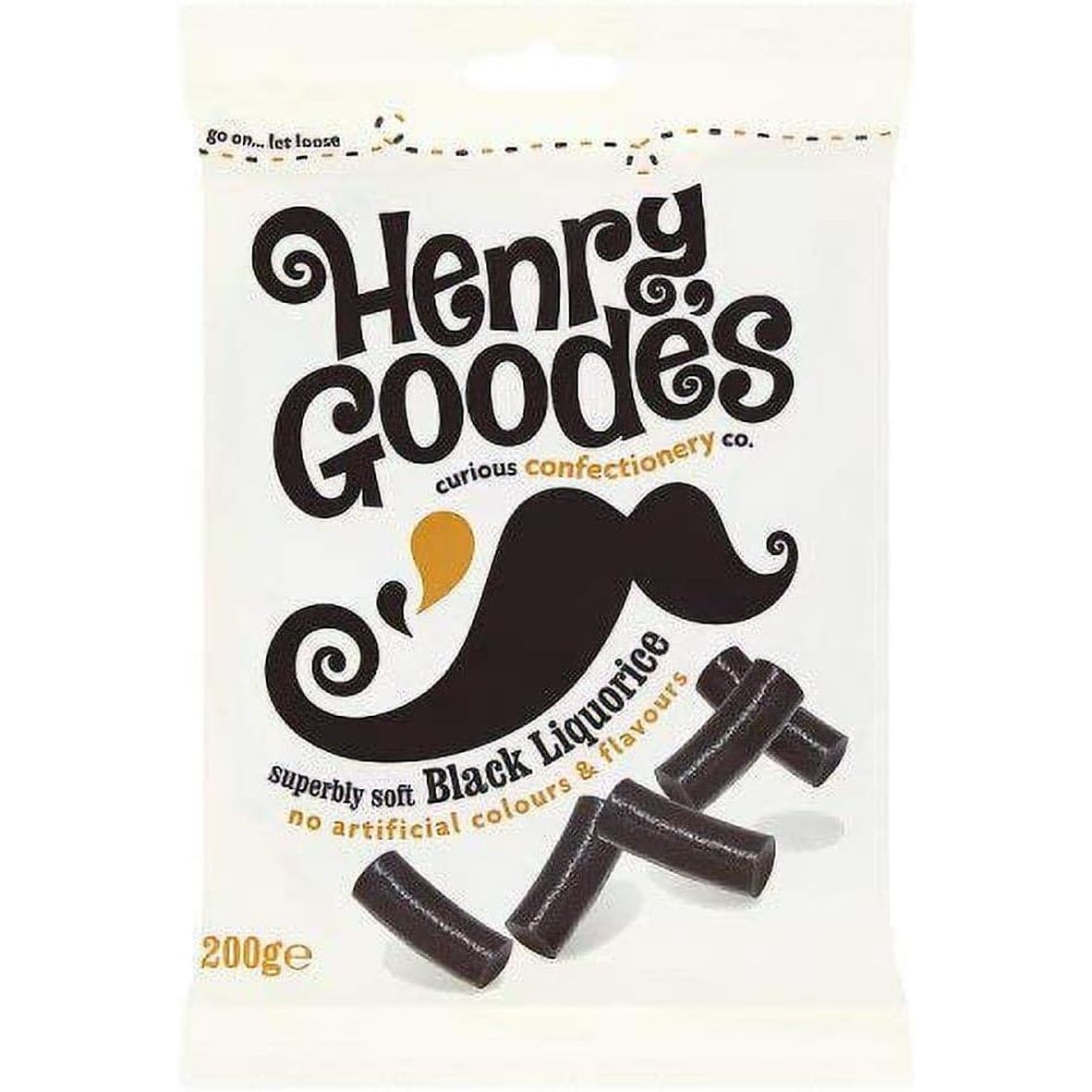 Henry Goodes | Soft Eating Liquorice | 200 G (Pack of 9)