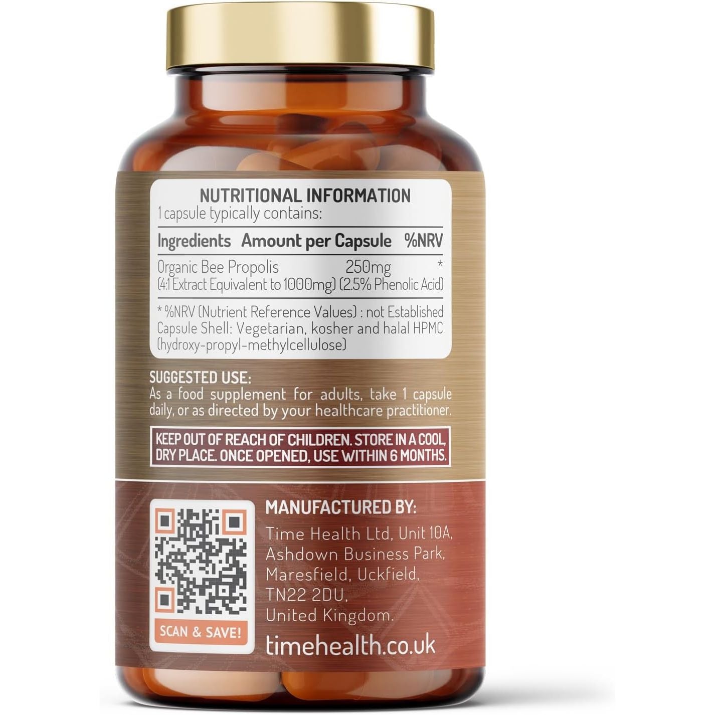 New: Organic Green Bee Propolis – High Strength 4:1 Extract – 1000Mg – 60 Capsules – Immunity, Cognition & Inflammation Support – Harvested in Brazil – GMP – UK Made Supplement – No Additives