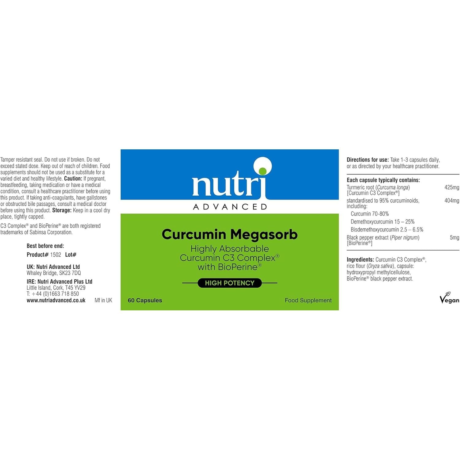 Metagenics Metaactive Curcumin Megasorb - High Potency - with Black Pepper Extract - Helps Support Joints and Mobility - 60 Capsules