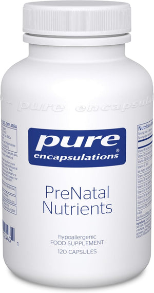 Pure Encapsulations Prenatal Nutrients - Multivitamin and Mineral Complex for Pregnancy and Lactation - 120 Capsules
